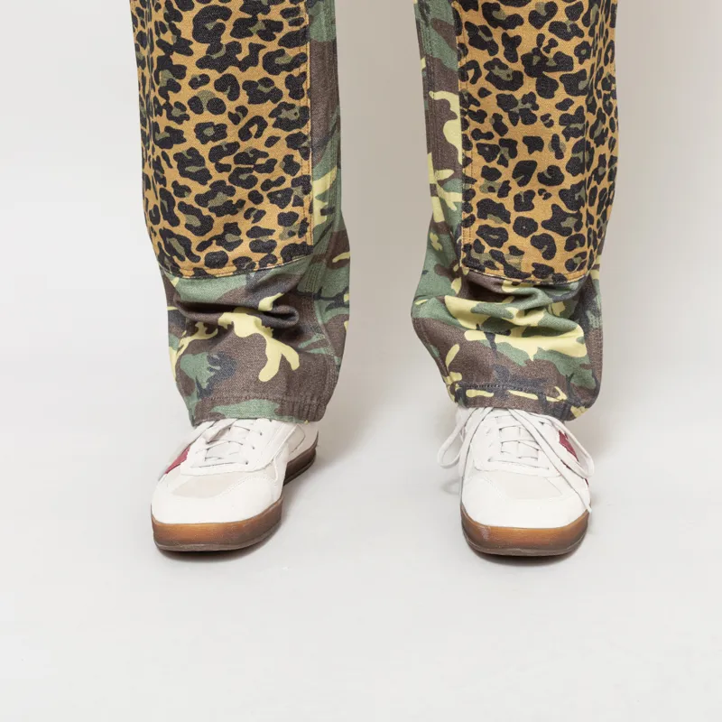 Stan Ray Double Knee Pants Woodland DPM Duck Leopard Duck Mix-5