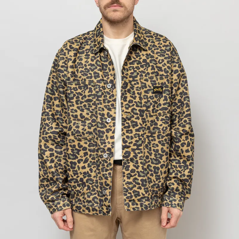 Stan Ray Coverall Jacket Leopard Camo-1