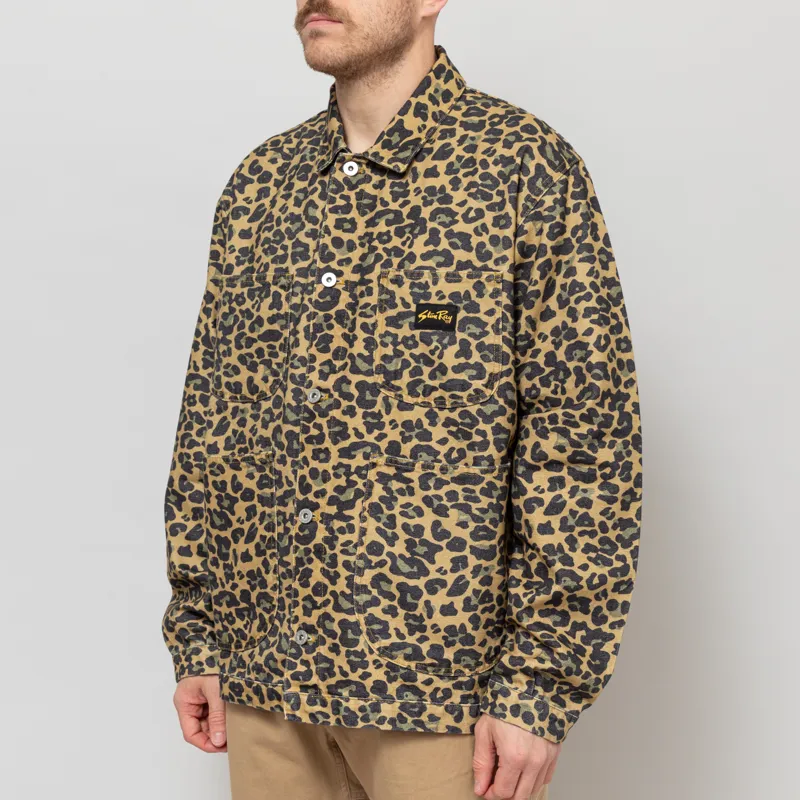 Stan Ray Coverall Jacket Leopard Camo-2