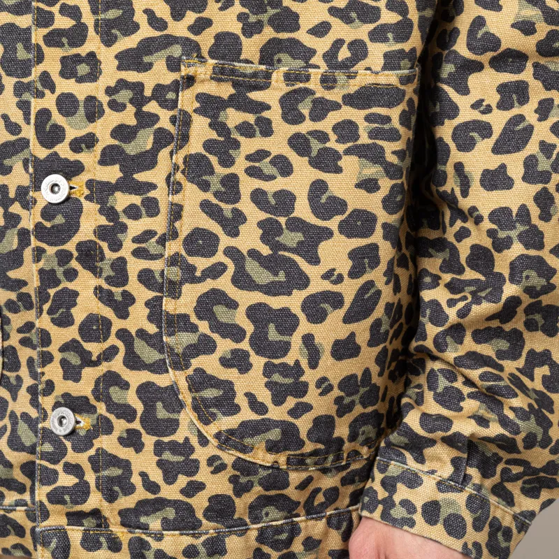 Stan Ray Coverall Jacket Leopard Camo-9