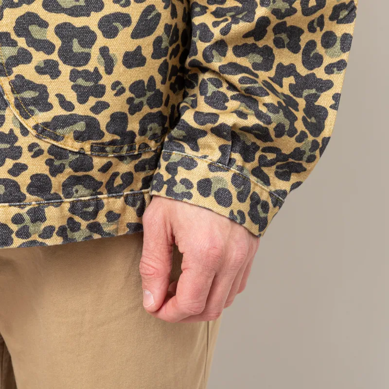 Stan Ray Coverall Jacket Leopard Camo-10