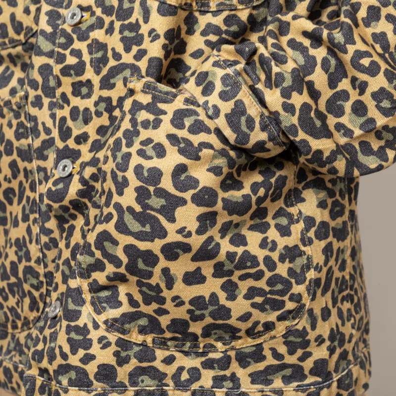 Stan Ray Coverall Jacket Leopard Camo-8