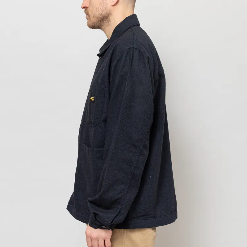 Stan Ray Coverall Jacket Navy Wool-3