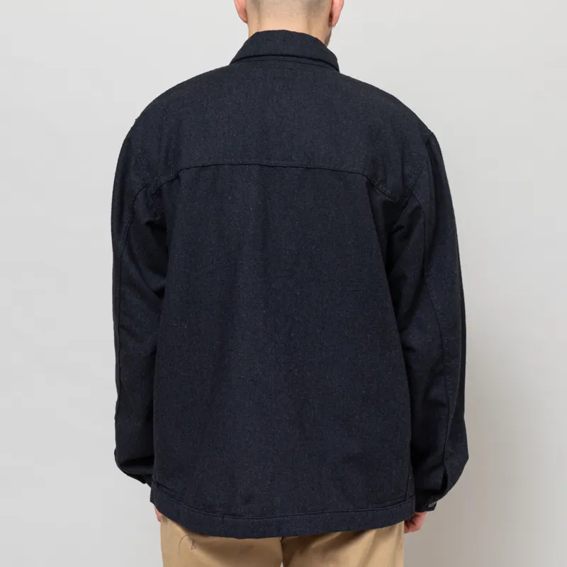 Stan Ray Coverall Jacket Navy Wool-4