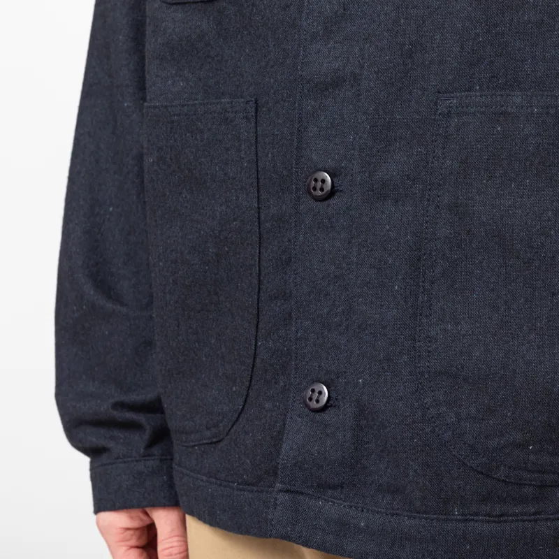 Stan Ray Coverall Jacket Navy Wool-10