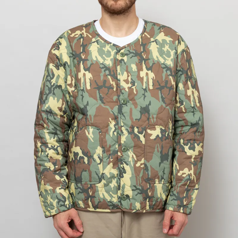 Stan Ray Quilted Liner Jacket Woodland DPM