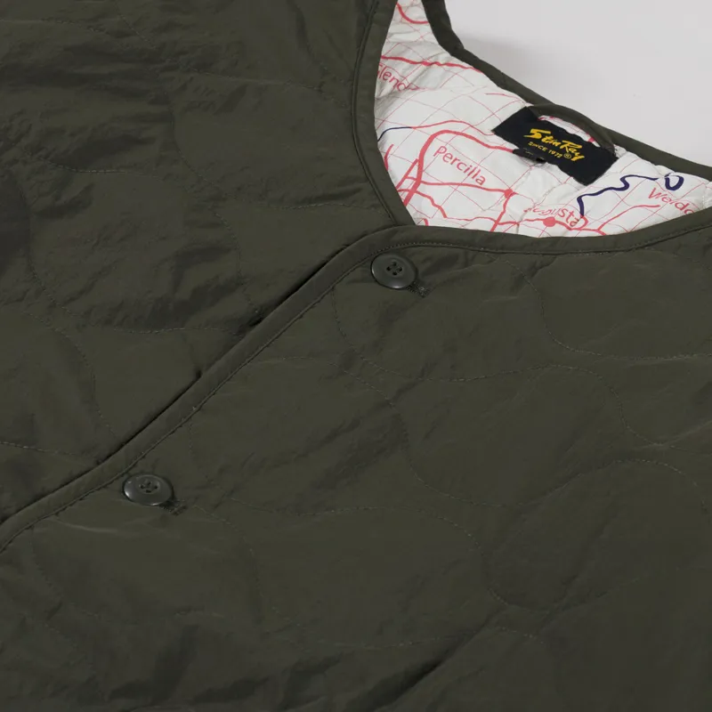 Stan Ray Quilted Liner Jacket Olive-6