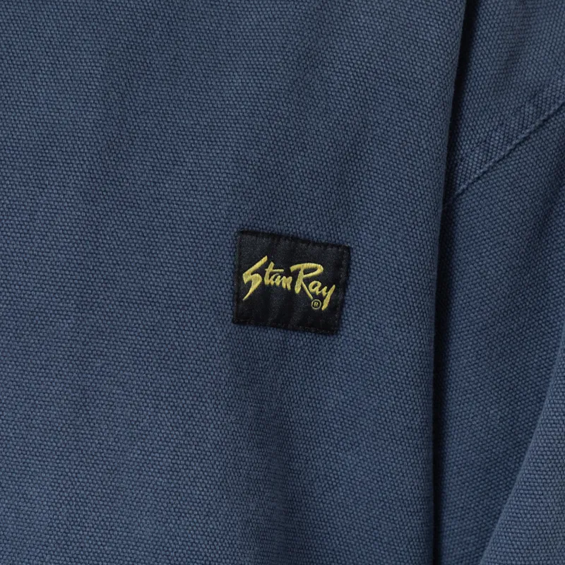 Stan Ray Roughneck Collared Bomber Jacket Washed Navy-10