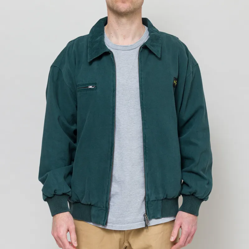 Stan Ray Roughneck Collared Bomber Jacket Washed Botanical Green