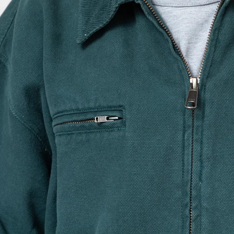 Stan Ray Roughneck Collared Bomber Jacket Washed Botanical Green-6