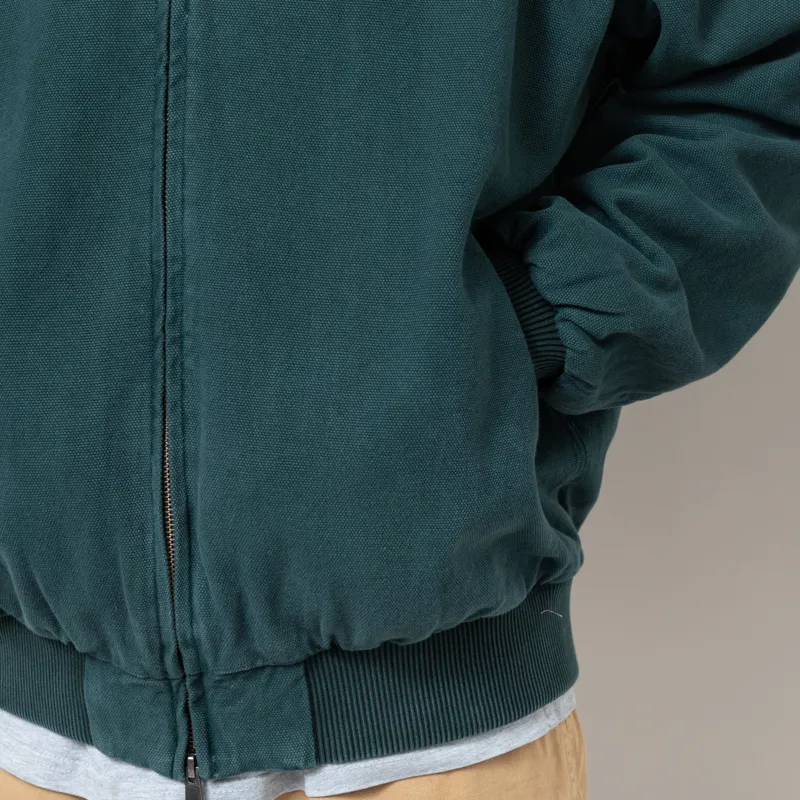 Stan Ray Roughneck Collared Bomber Jacket Washed Botanical Green-7