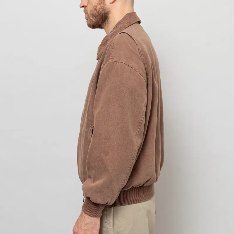 Stan Ray Roughneck Collared Bomber Jacket Washed Acorn-3