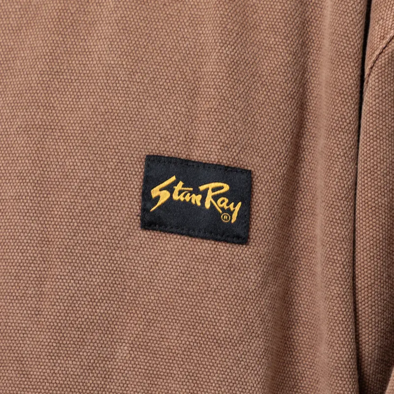 Stan Ray Roughneck Collared Bomber Jacket Washed Acorn-12