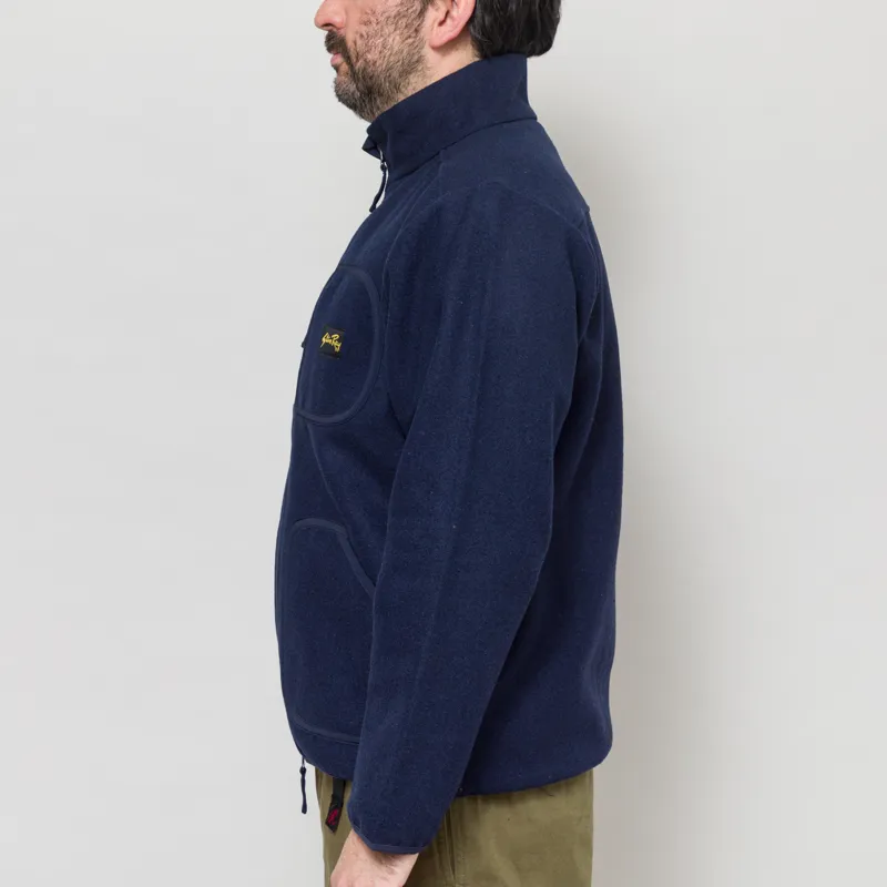 Stan Ray Wool Fleece Jacket Navy Heather-2