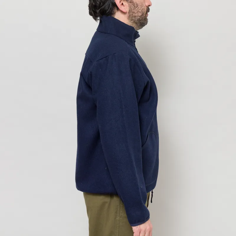 Stan Ray Wool Fleece Jacket Navy Heather-4