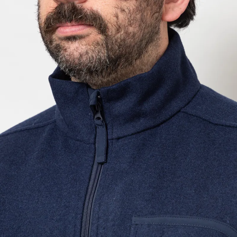 Stan Ray Wool Fleece Jacket Navy Heather-5