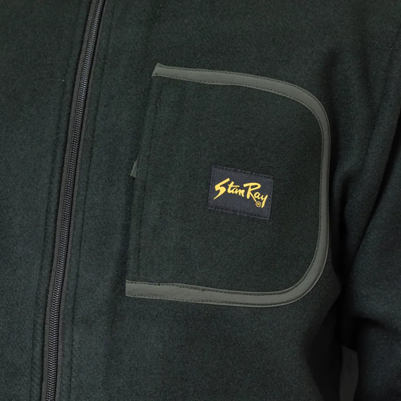 Stan Ray Wool Fleece Jacket Botanical Green-6