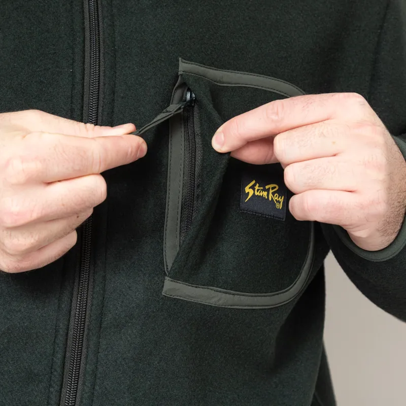 Stan Ray Wool Fleece Jacket Botanical Green-7