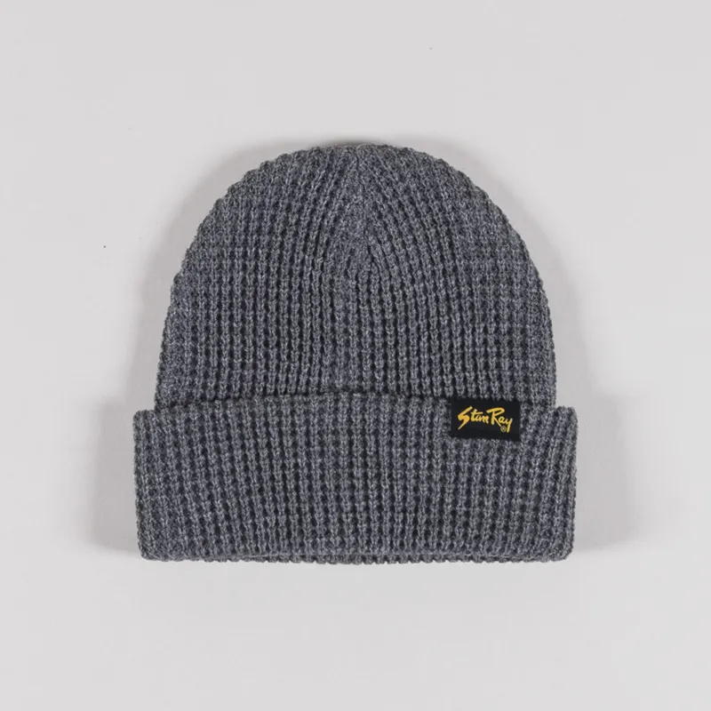 Stan Ray Waffle Beanie Charcoal