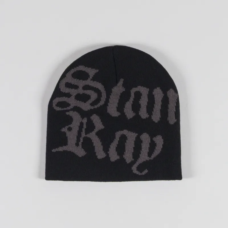 Stan Ray Jacquard Beanie Black-1