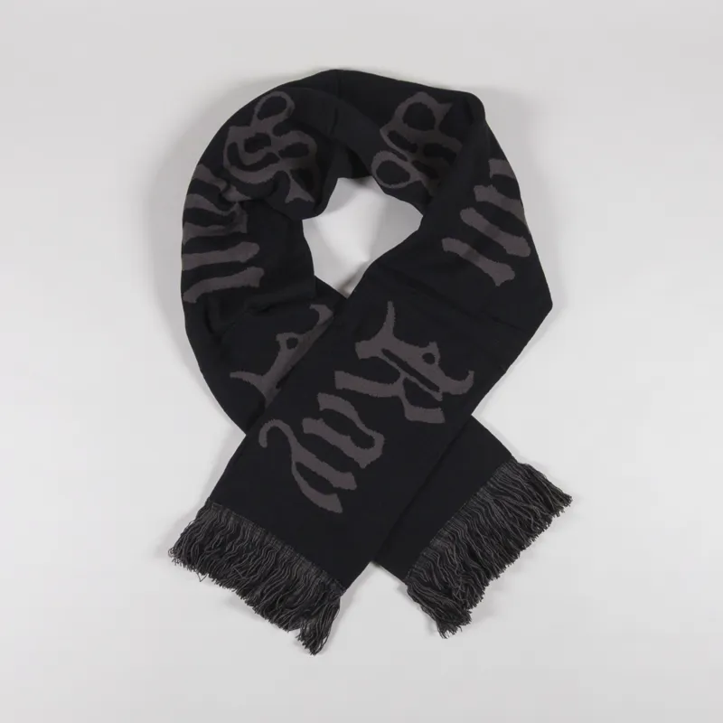 Stan Ray Olde English Scarf Black-1
