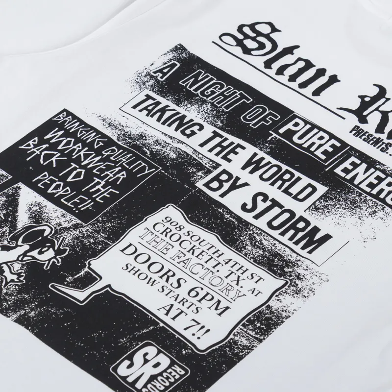 Stan Ray Hardcore T Shirt White-4