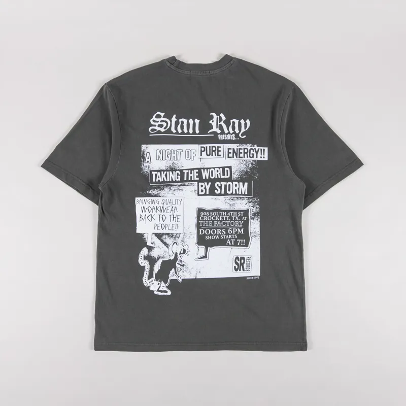 Stan Ray Hardcore T Shirt Washed Black