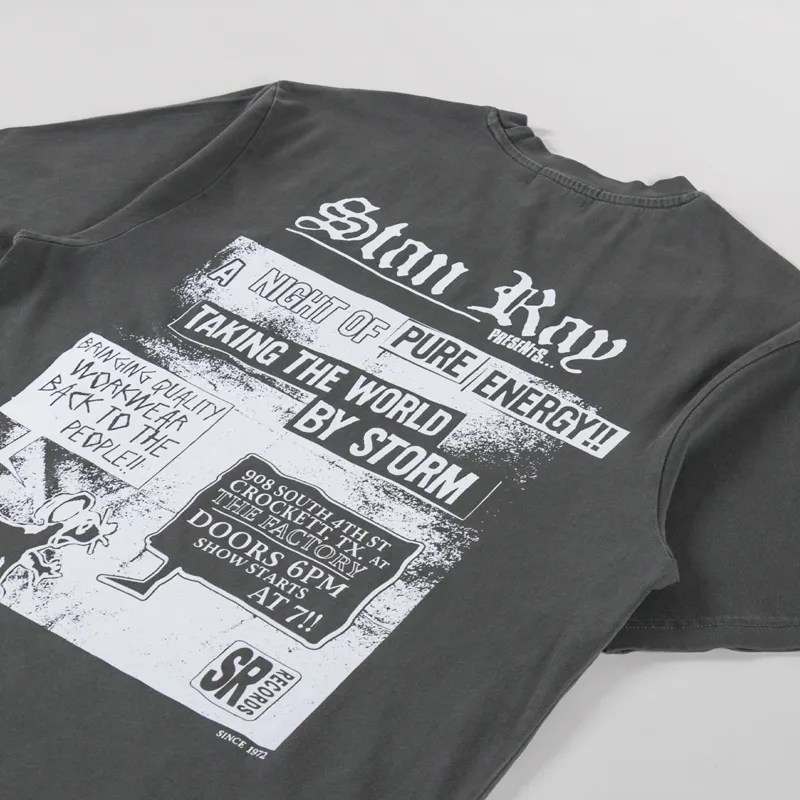 Stan Ray Hardcore T Shirt Washed Black-2