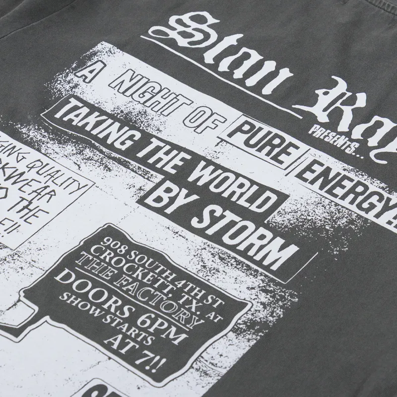 Stan Ray Hardcore T Shirt Washed Black-4