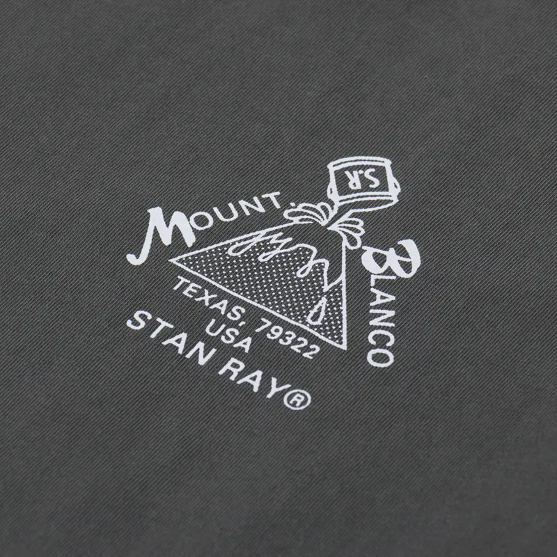 Stan Ray Mount Blanco T Shirt Washed Black-5