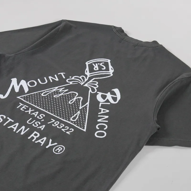 Stan Ray Mount Blanco T Shirt Washed Black-2