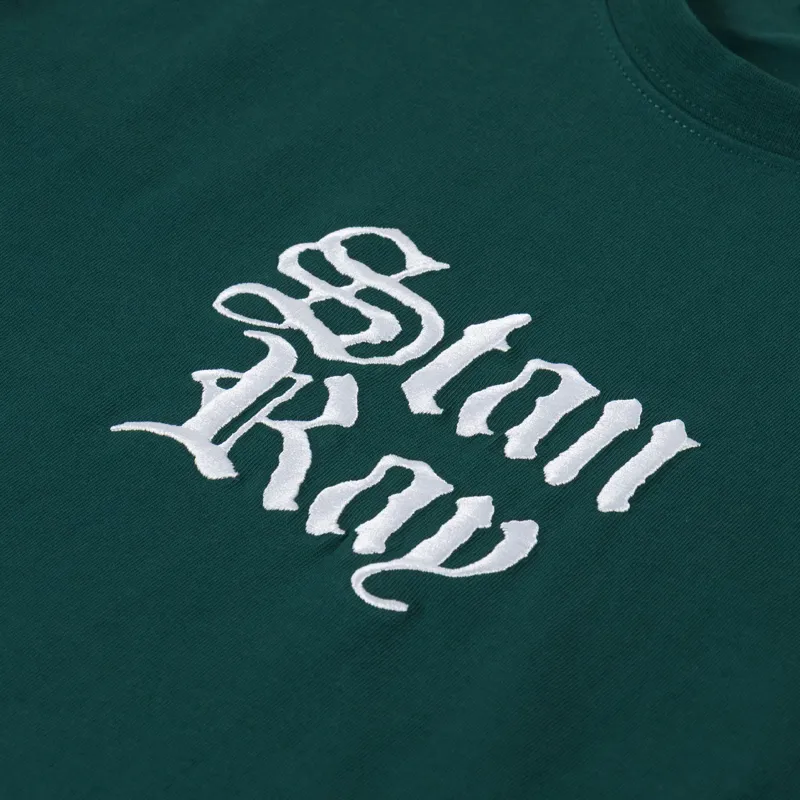 Stan Ray Olde Script T Shirt Botanical Green-2