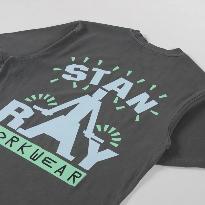 Stan Ray Reg T Shirt Washed Black-2