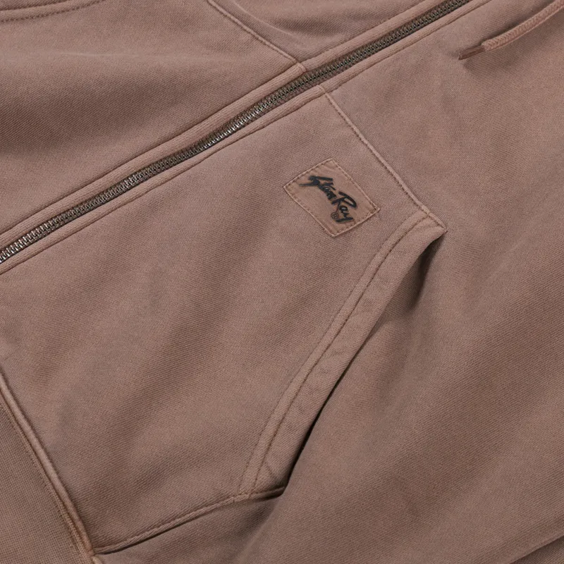 Stan Ray Patch Zip Hood Washed Acorn-6