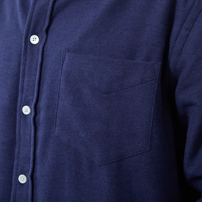 Portuguese Flannel Teca Shirt Blue-4