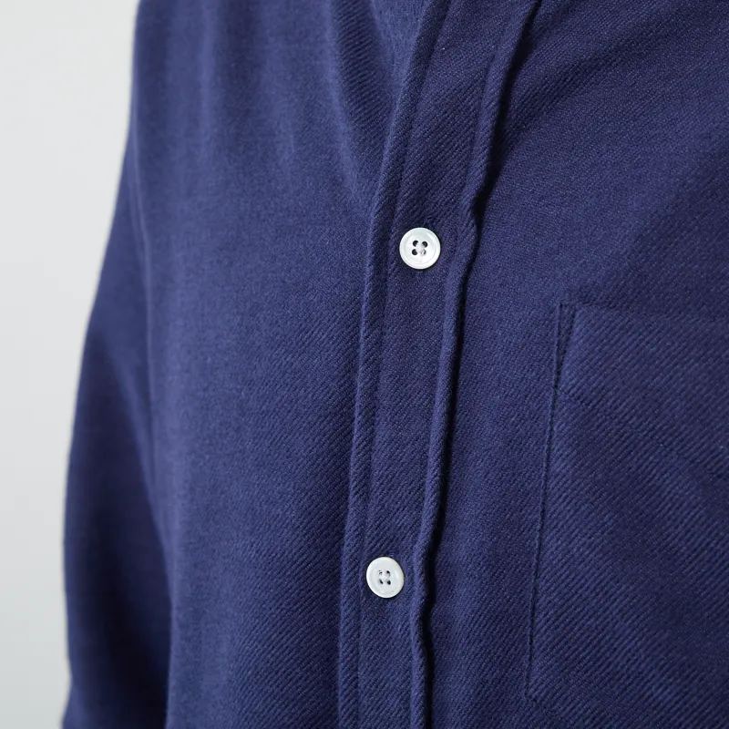 Portuguese Flannel Teca Shirt Blue-5