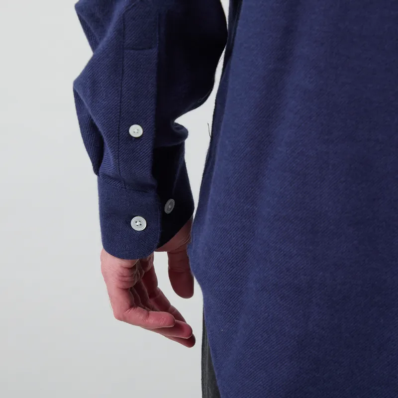 Portuguese Flannel Teca Shirt Blue-8