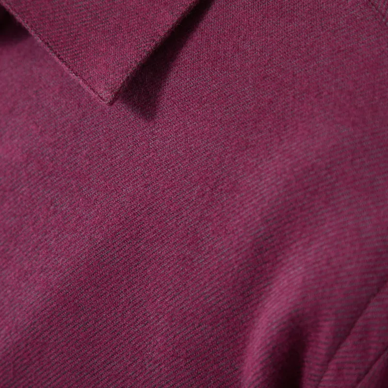 Portuguese Flannel Teca Shirt Bordeaux-4
