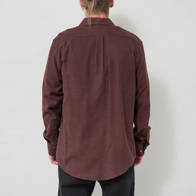 Portuguese Flannel Teca Shirt Brown-2