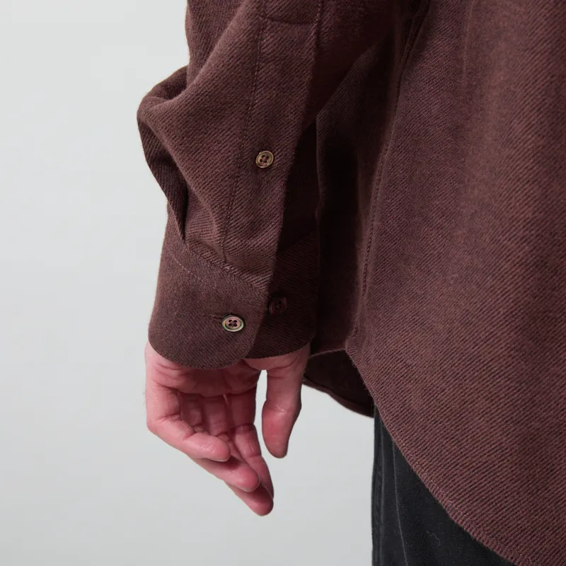 Portuguese Flannel Teca Shirt Brown-8