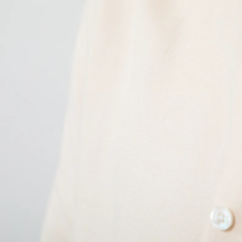 Portuguese Flannel Teca Shirt Ecru-7