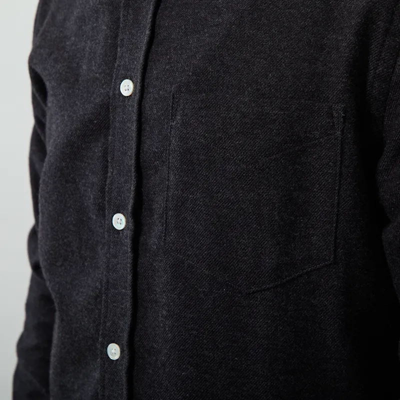 Portuguese Flannel Teca Shirt Grey-5