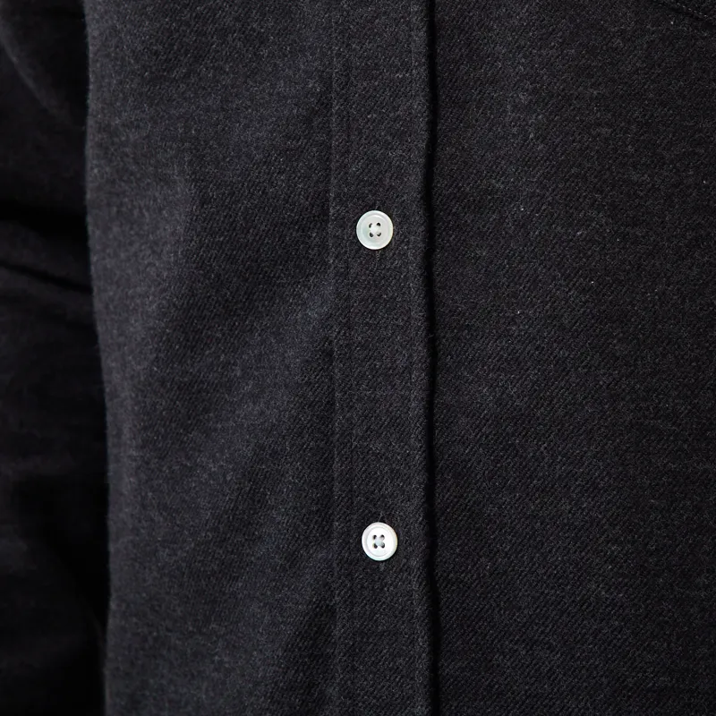 Portuguese Flannel Teca Shirt Grey-8