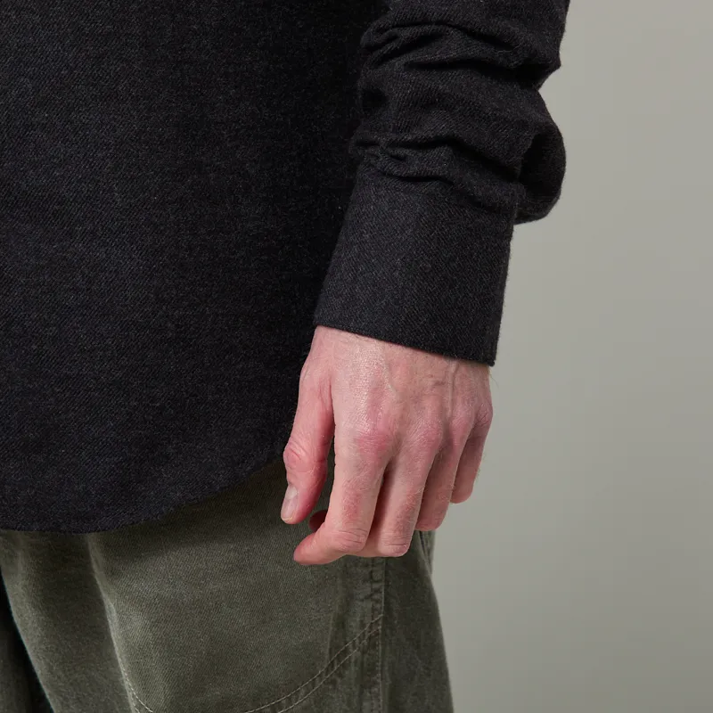 Portuguese Flannel Teca Shirt Grey-7