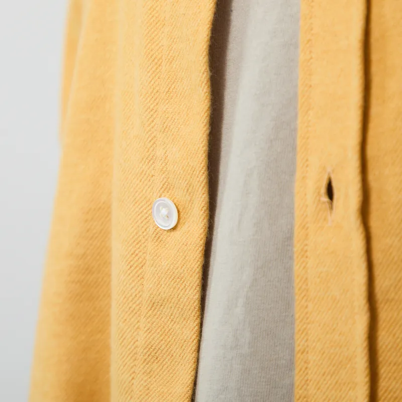 Portuguese Flannel Teca Shirt Mustard-6