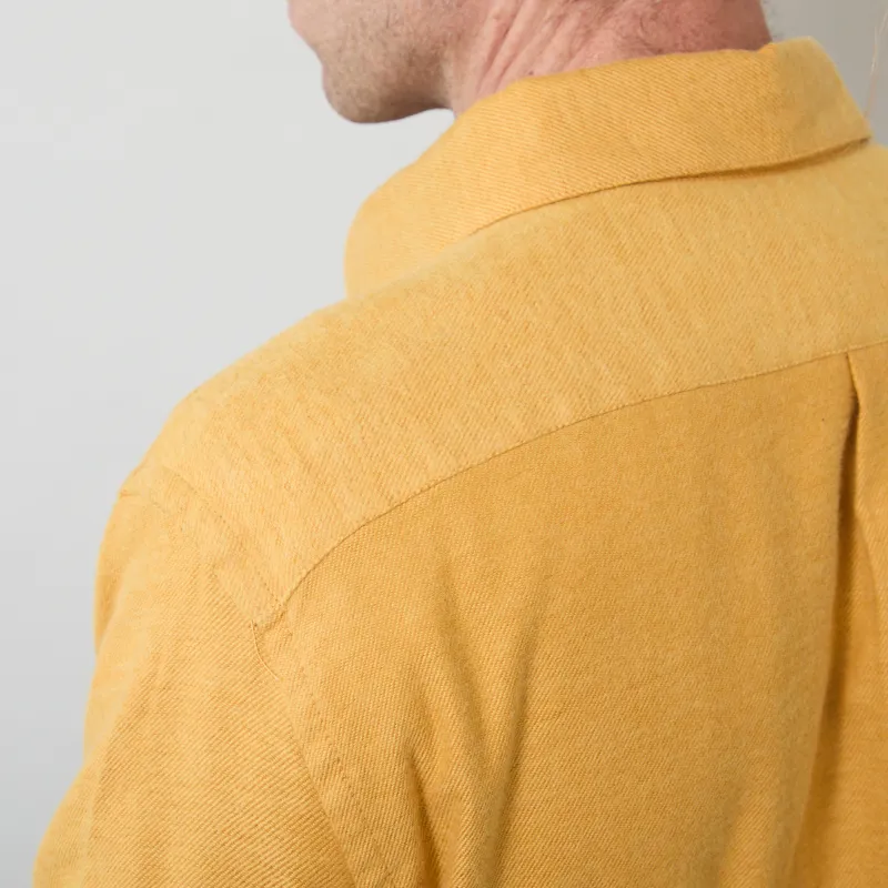 Portuguese Flannel Teca Shirt Mustard-4