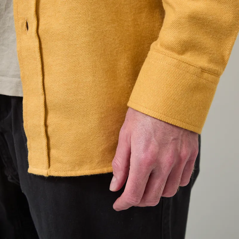 Portuguese Flannel Teca Shirt Mustard-7