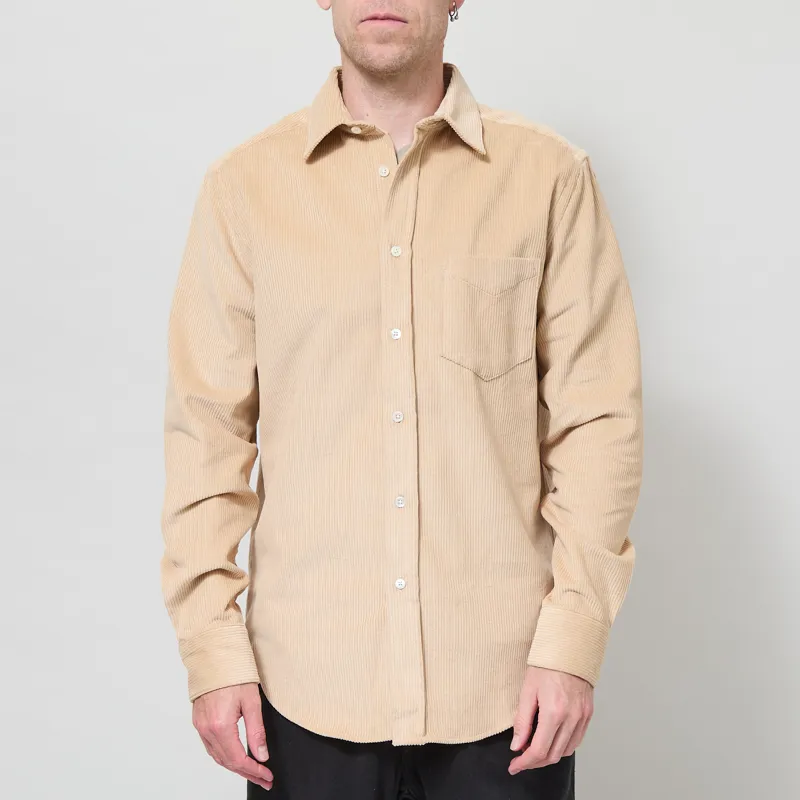 Portuguese Flannel Lobo Shirt Beige