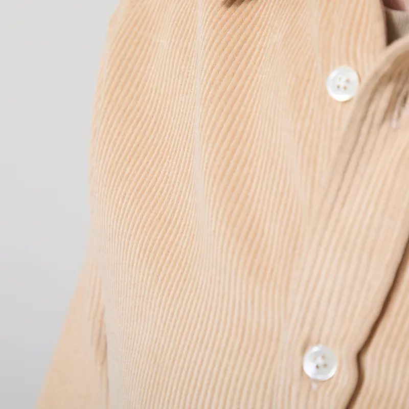 Portuguese Flannel Lobo Shirt Beige-4