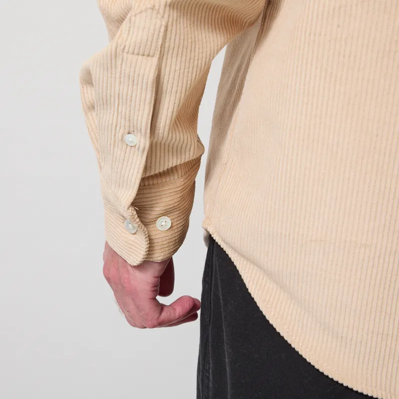 Portuguese Flannel Lobo Shirt Beige-8